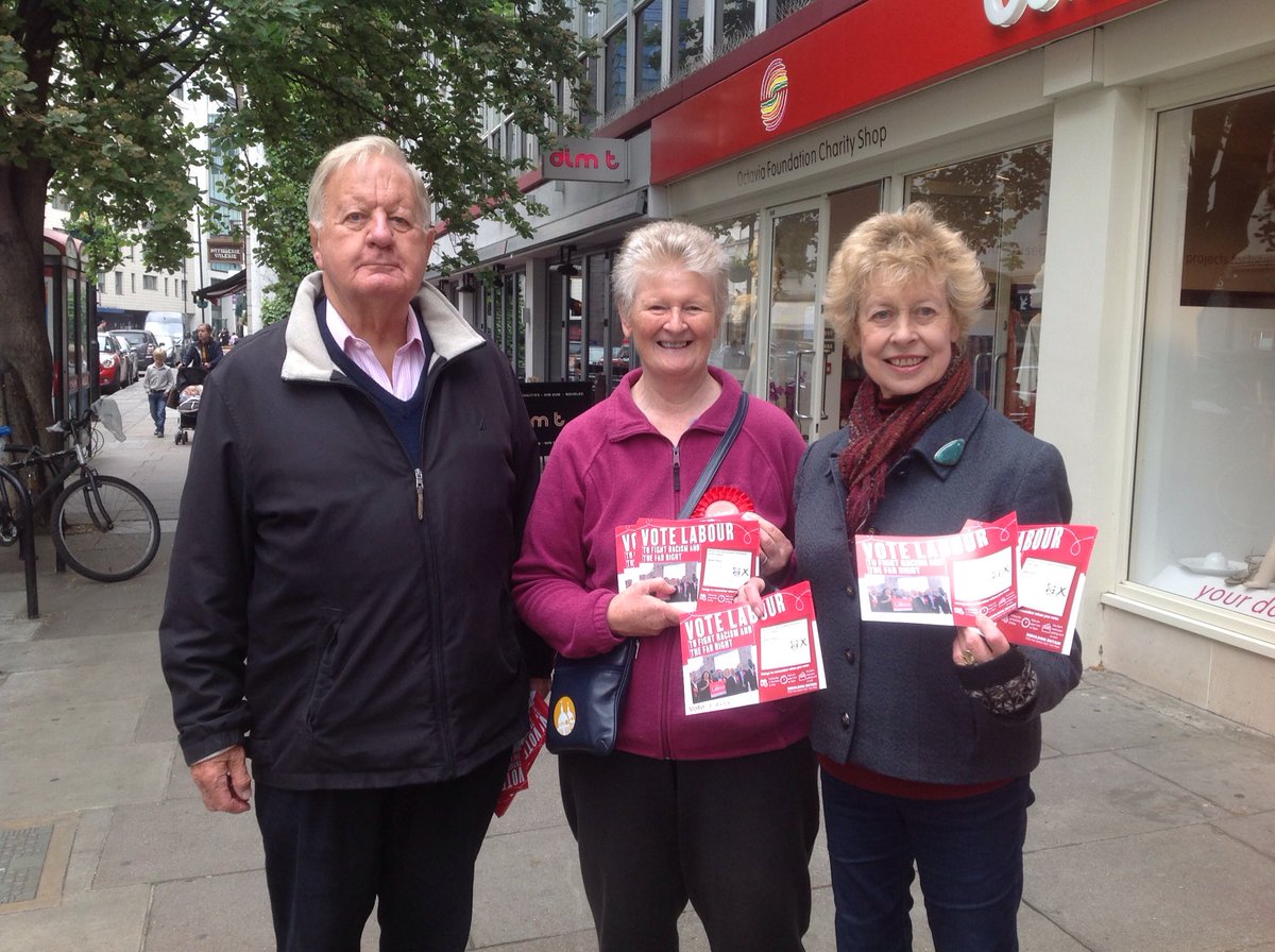 Campaigning for European Elections on Saturday in Pimlico.