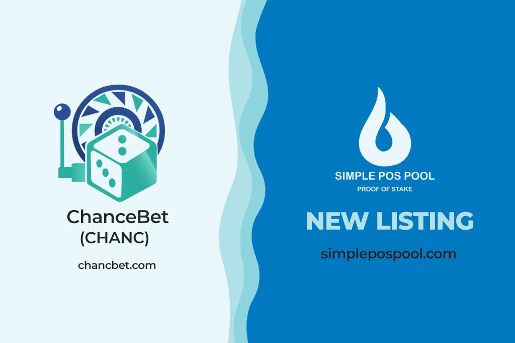 SimplePOSPool's tweet photo. What is ChanceBet Coin (#Chanc)?
ChanceBet is a mutual betting platform with a variety of games like Roullete, Dice, Slots, Lucky hi/lo,...
https://t.co/0qMIj4rMTY https://t.co/pQFAHdRL8A