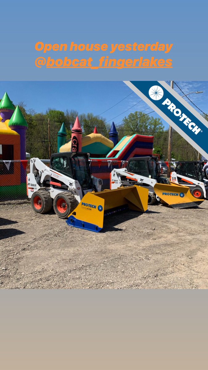 SnoPusher's tweet photo. Open house yesterday at Bobcat of Fingerlakes.  Thanks for visiting! #protech #snowplow #snofighters #bobcat #skidsteer https://t.co/AAg8hWKkiN