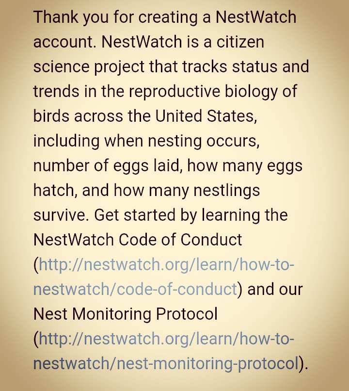 #EarlyBird gets the worm! 🐣 
Trying my hand at #CitizenScience via #CornellLabOfOrnithology's cool #NestWatch app 🐦

#Birds #Birding #BirdNest #BirdNests #BirdWatch #BirdWatcher #BirdWatchers #BirdWatching #Cornell #CornellLab #Nestling #Nestlings #NestMonitoring #Ornithology