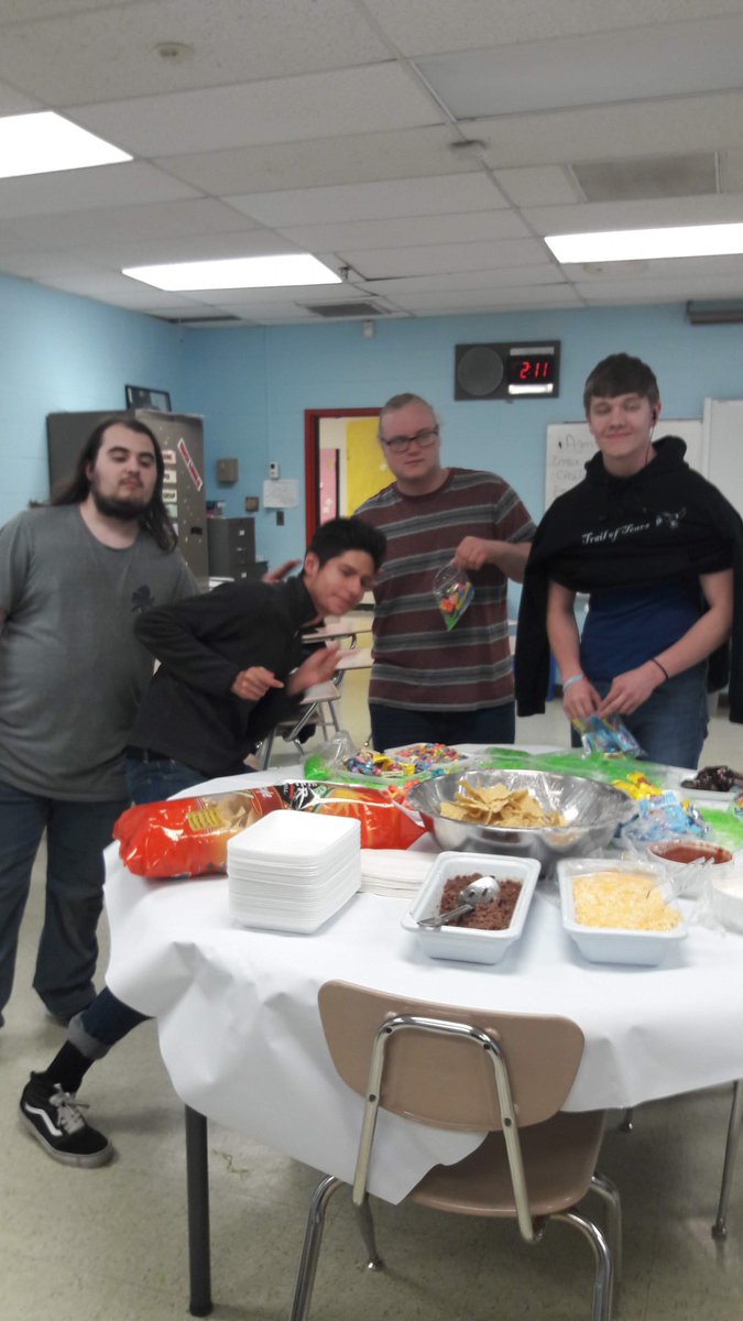 Breakfast Club at the Cliff, sponsored by AHH (Academy of Health &amp; Hospitality had a great time with the monthly movie!