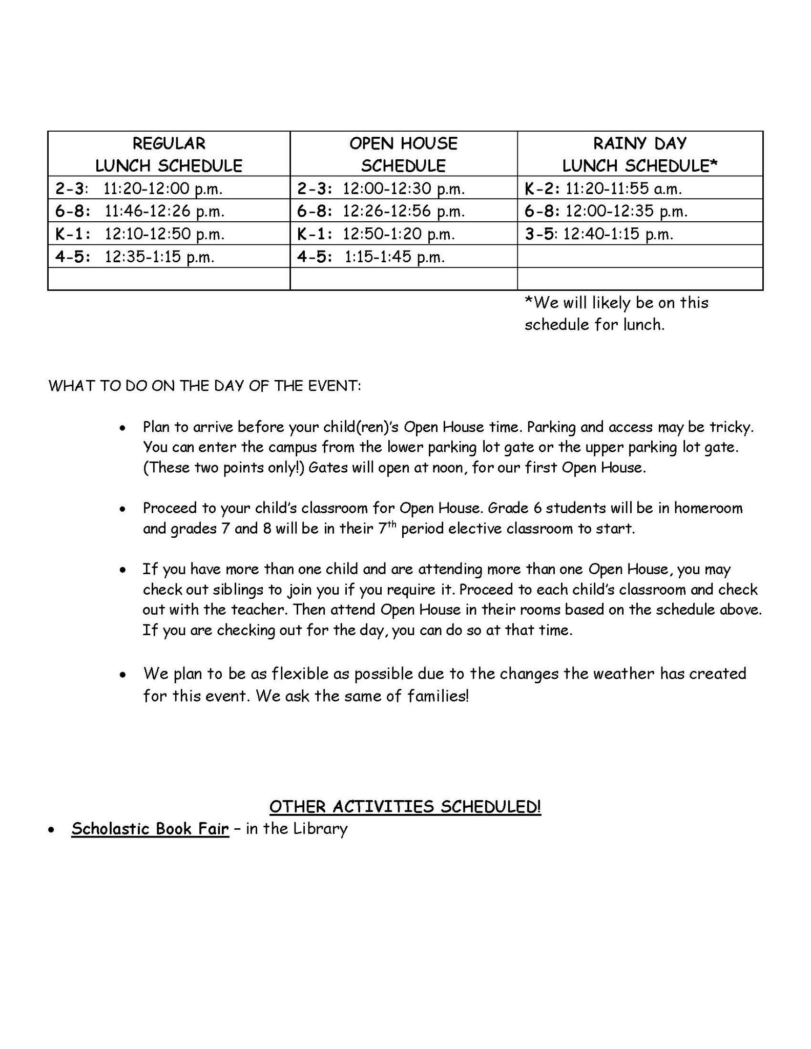 Pepper Drive School on Twitter "Happy to report that Open House is on