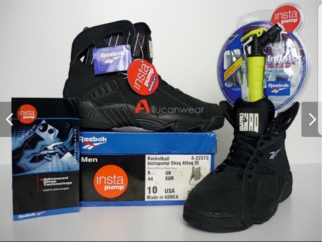 SteedDesigns's tweet image. I'm this old... 
#ShaqAttack
#reebokpumps