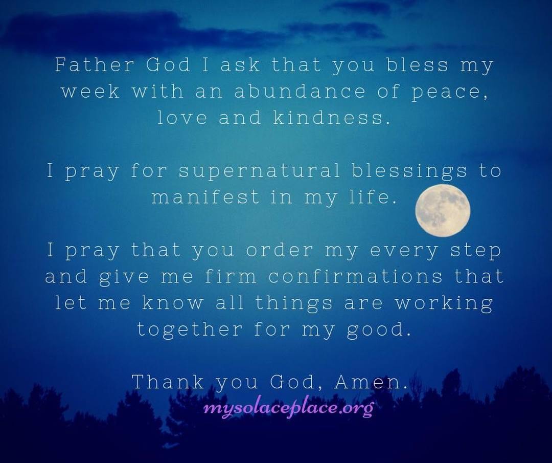 mysolaceplace's tweet photo. Dear God, Please #Bless my #Week, #Amen.
#BlessingsOnBlessings #FirmConfirmations #Peace #Love #Kindness #ThisIPray @mysolaceplace https://t.co/RMK1ZCnS8m