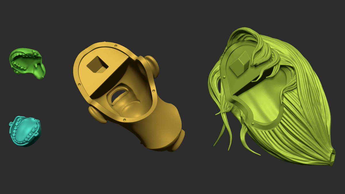 ClaySketch's tweet photo. Dragon Pick for 3D Printing - WIP Part 4
I'm doing a fan art figurine for the game The Legend of Sword and Fairy, it's a test for #3Dprinting.
Cut out and hollow out all the parts in #ZBrush
ArtStatioin: https://t.co/NJqYWftl1y https://t.co/VYSkhQNwuH