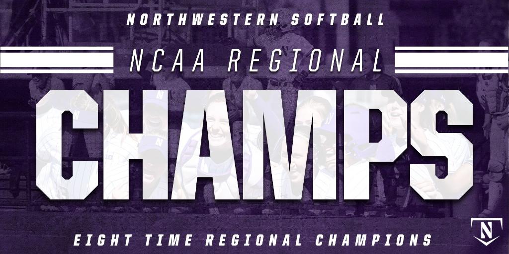 NU_Sports's tweet photo. YOUR #B1GCats ARE REGIONAL CHAMPIONS!

@NUSBcats advance to the Super Regional where they will take on Oklahoma.

Thank you for all your support in Evanston this weekend! https://t.co/N1s3KtZfc5