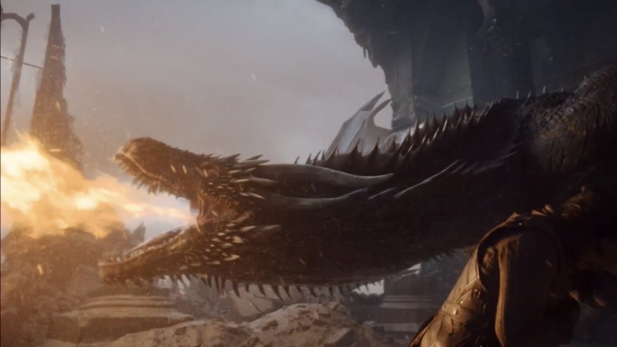 emiliacIarked's tweet photo. drogon said FUCK the iron throne. if daenerys can’t have it then NO ONE CAN #gameofthrones https://t.co/ih7ZoSL3N3