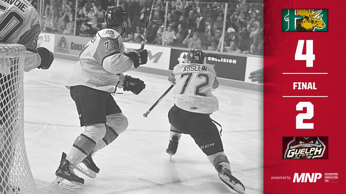 We're 2-0 in the Memorial Cup! Take a bow Moose fans, you rocked the nation tonight. #GoMooseGo #MemorialCup #OneToRemember