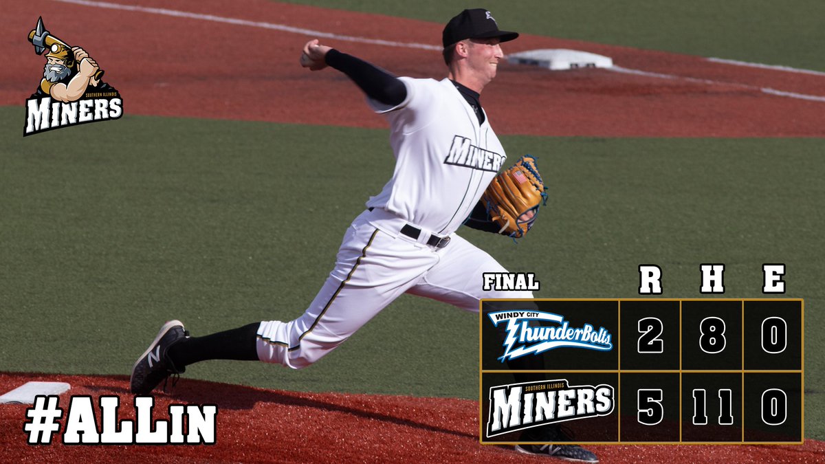 SIMiners's tweet photo. Thanks to another outstanding start from Ryan McAuliffe, and a big rally against the Windy City bullpen, we SWEEP the ThunderBolts and pull into a tie for second place in the West Division! #ProtectThePickaxe

Read more: https://t.co/1fLvJEC3aZ https://t.co/Ervop6jZ1J