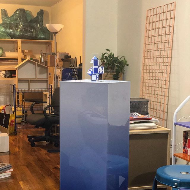 adedrivera's tweet photo. Unpacking. Improvised #sculpture. Thanks for the pedestal @dior https://t.co/C4AohLvFCI https://t.co/Obs18arOqz