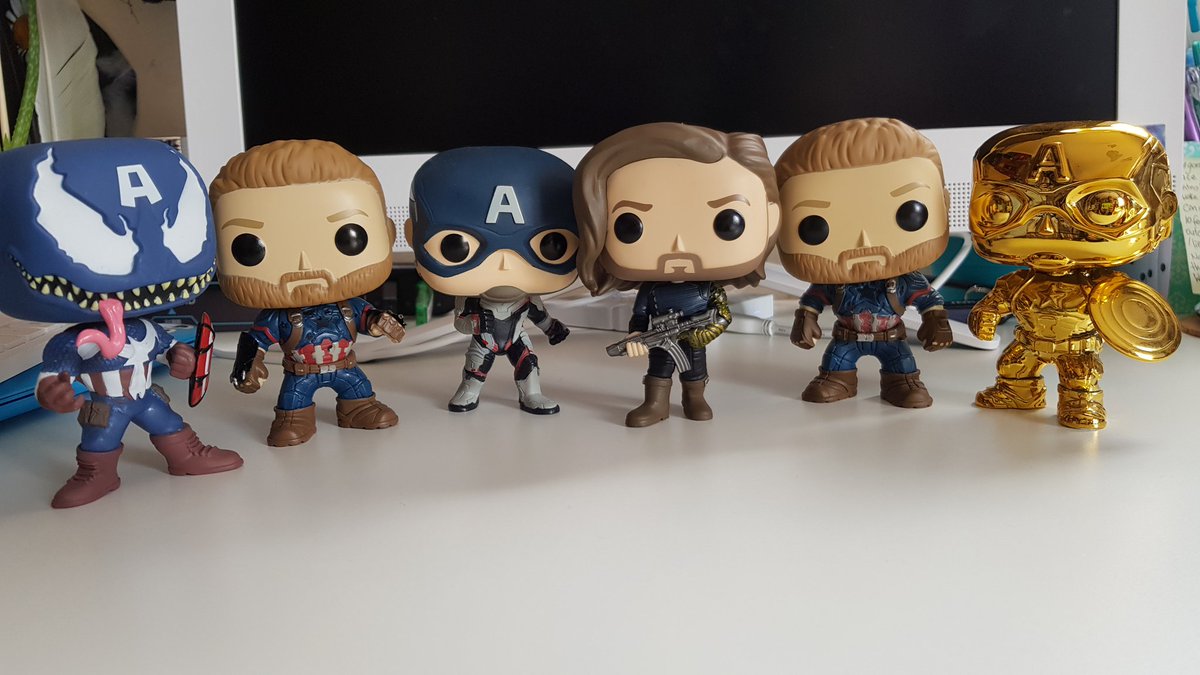 Now all my Steve's have a Bucky!🥰😍
⍟Till The End Of The Line✪
#BuckyBarnes #CaptainAmerica #SteveRogers #TheWinterSoldier #Avengers #InfinityWar 
#MarvelStudios #FunkoAvengers #Funkopop #DontSpoilTheEndgame #MCU #WhateverItTakes 

@ChrisEvans