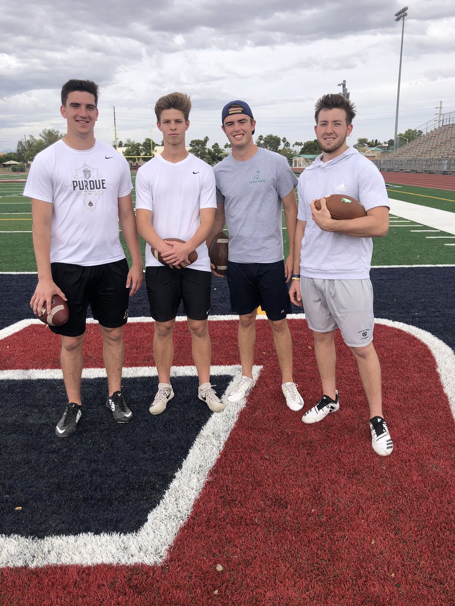 elev8academy's tweet image. Some of our college guys and 2019s working with our younger guys today @Elev8QBacademy ! @Jackplummer13 @trevormessing @RealBrasch13 @noahgrover13 #elev8qbs #BoilerUp #GoJacks #GoBears #undproud