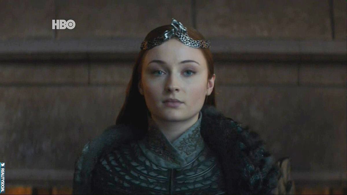 Sansa Stark Daughter of Winter, First of her name, Champion of the Battle of the Bastards, Saviour of the North, Eradicator of House Bolton, and the Queen of Winter and the Queen in The North

#GameOfThrones #TheFinalEpisode