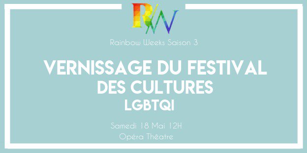 couleursgaies's tweet photo. Rdv a 12h au foyer de l’Opera Théâtre de #Metz pour le vernissage du festival #RainbowWeeks. Vous pourrez y rencontrer tous les artistes de ce mois de festivités.

https://t.co/8p6he46ArW https://t.co/u56RWDVVxw