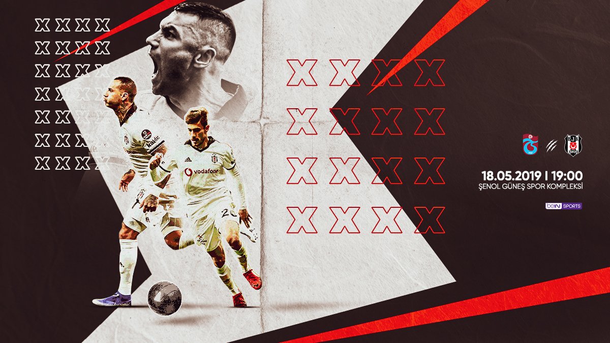 Besiktas's tweet photo. 📣 Bugün #BeşiktaşınMaçıVar!
🏆 Spor Toto Süper Lig 33. Hafta
⚽ Trabzonspor 🆚 Beşiktaş
📍 Şenol Güneş Spor Kompleksi
🗓 18.05.2019
⏰ 19.00
📺 beINSPORTS
🦅 #Beşiktaş https://t.co/wzwRQ7O0nI