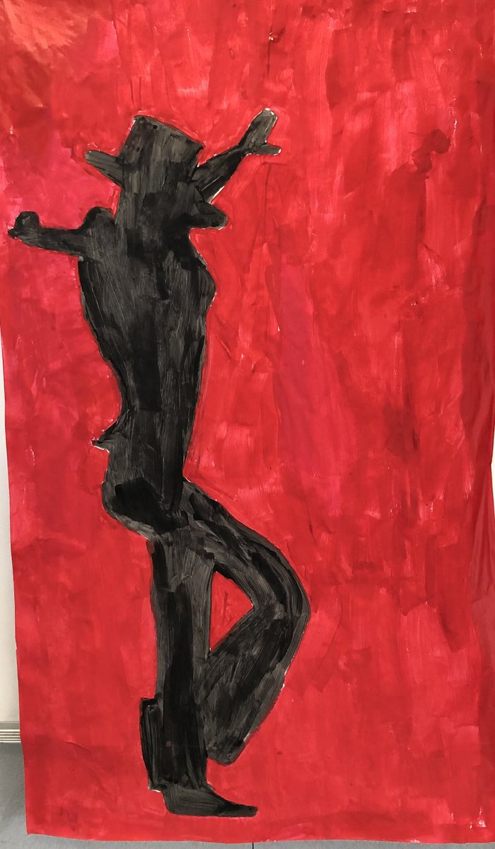 kmagallanes13's tweet photo. 4th grade students learned Flamenco thanks to the Music Center... and were televised on Telemundo. Learning about the culture inspired students to create these murals. #elementaryarts, #SRDLA https://t.co/UuUBlNo3wO
