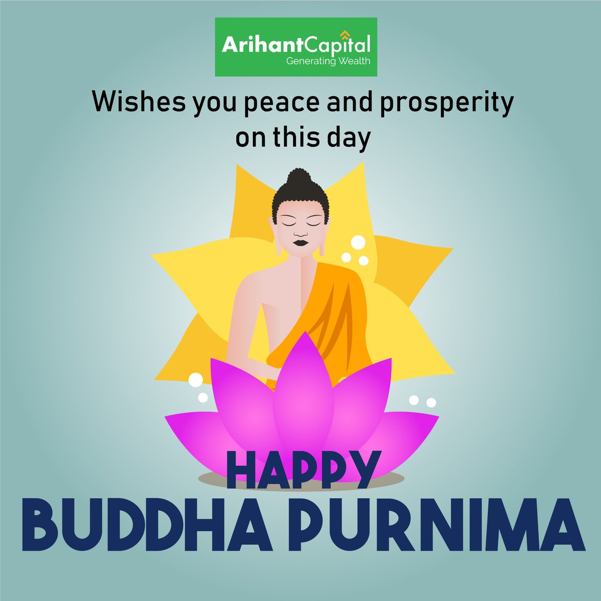 ArihantPlus's tweet photo. Happy Buddha Purnima.
#BuddhaPurnima2019 #बुद्धपूर्णिमा #loadbuddha #Peace #ArihantCapitalposts #Investing #Investors #Equities #Commodities #ArihantCapital #ArihantCapitalMarkets #IPO #ArihantCapitalMarketing #GeneratingWealth
https://t.co/EEmeyRCkXi https://t.co/oatfiGkqy0