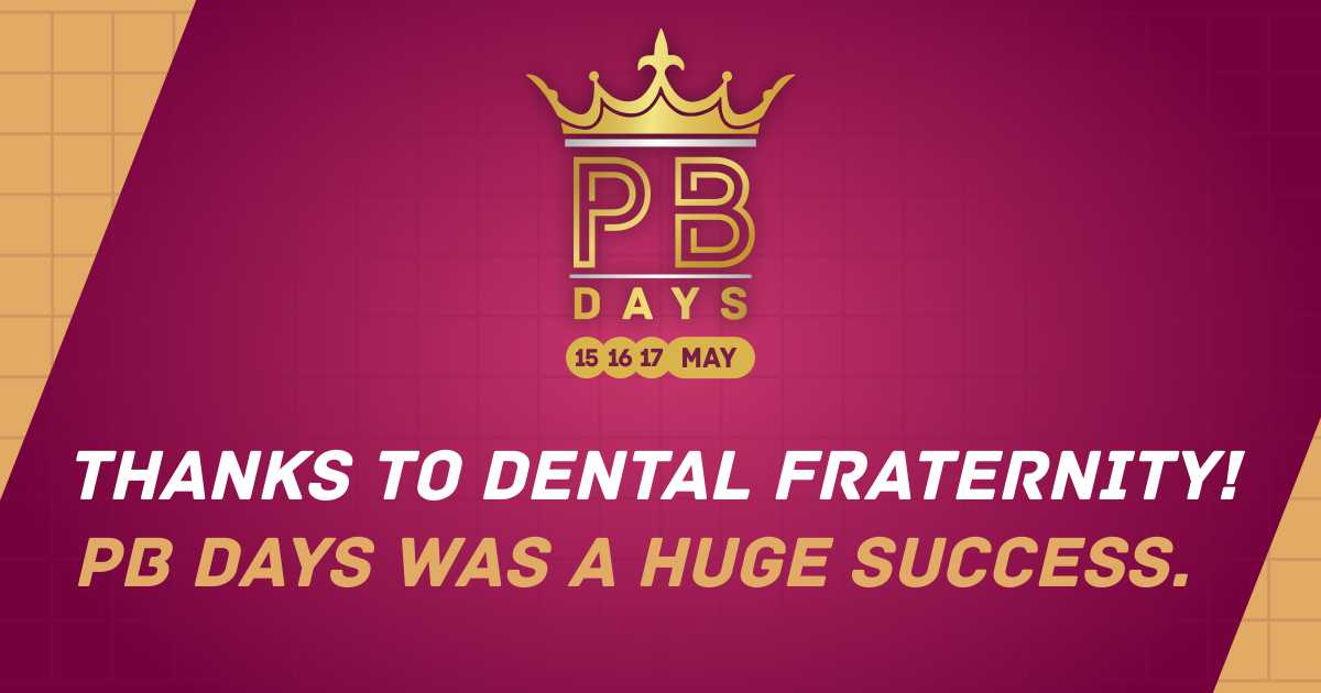 PinkBlueIn's tweet photo. PB Days was a huge success, 10000+ products sold in just three days.
Next time we are coming with a bigger and better version.
#PinkBlue #Dentalpractice #Dentalproducts #Dentist #Dentistry #Dentalfraternity #Yourhelpinghand #PBDays #PBCash https://t.co/xf1bR7L1JL