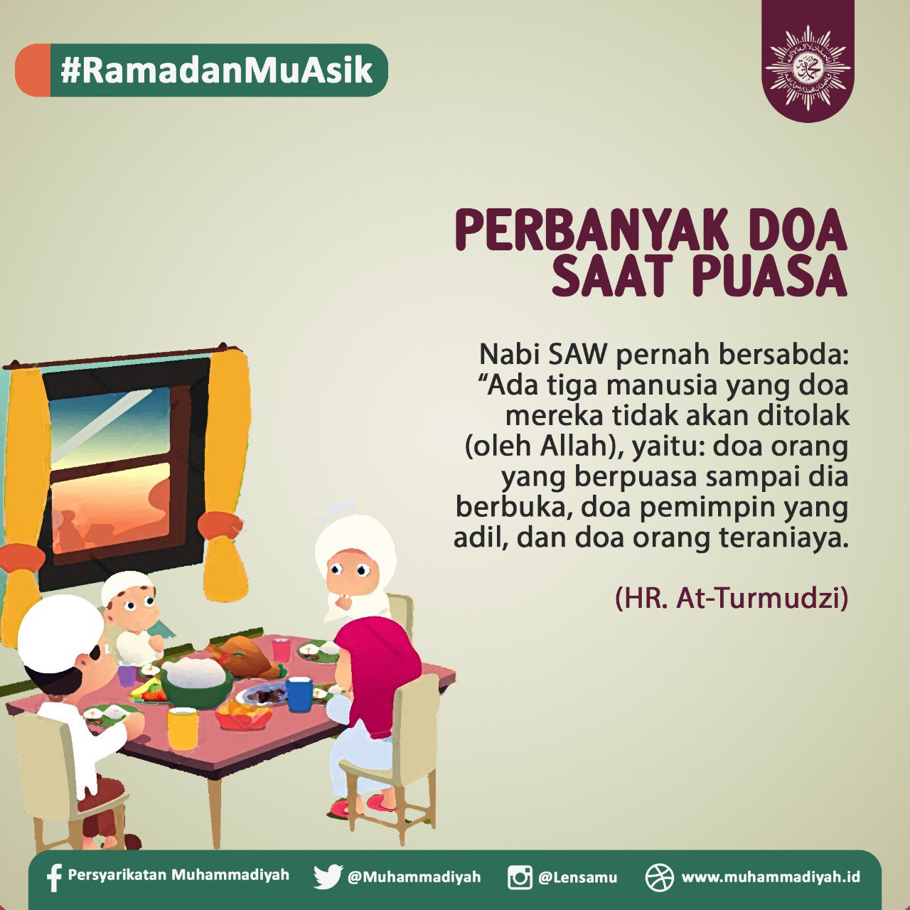Muhammadiyah V Twitter Jangan Pernah Ragu Untuk Menjalankan Ibadah Puasa Karena Orang Yang Berpuasa Termasuk Salah Satu Golongan Orang Yang Doanya Tidak Tertolak Oleh Allah Swt Muhammadiyah Islam Puasa Ramadan Doa Ramadanmuasik