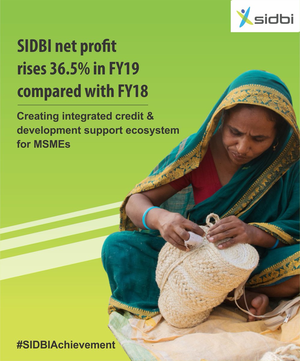 sidbiofficial's tweet image. SIDBI #NetProfit growth is attributed to increased portfolio and reducing cost to income ratio. Check out: bit.ly/2YA8e4K to know more. #SIDBIAchievement #MSMEDevelopment