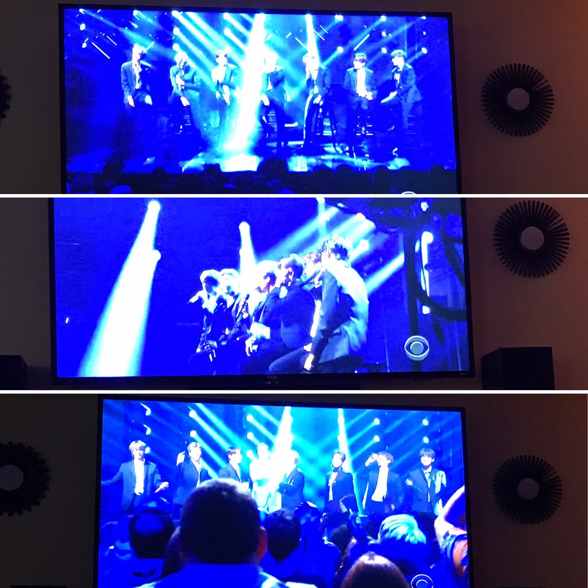 VianeyDomenica's tweet photo. Sus voces se lucieron esta noche en #TheLateShow con @colbertlateshow mis chicos talentosos @BTS_twt me fascinó ver su presentación e interpretación de esta belleza #MakeItRightWithBTS ,los amooo mis linduras #BTS 😘👌😍👍🥰🤗👏👏👏👏👏👏👏👏👏👏👏👏 https://t.co/0QRRsIkIpF