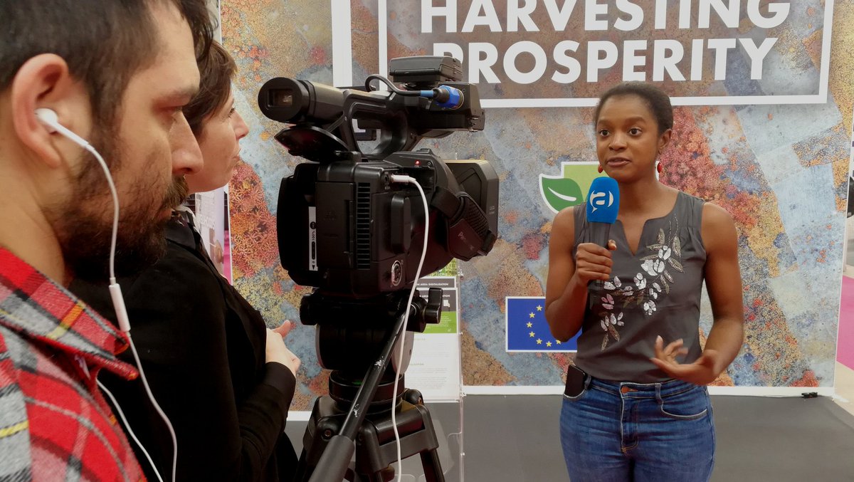 #EXCO2019: Manka, ex World Bank staff, now running - in her native country, Cameroon - emerging #agribusiness #startup focused on premium corn production via #smallholder farmers | <a href="/grasslandCMRN/">Grassland Cameroon Ltd.</a> | <a href="/CTAflash/">CTA</a> @europeaid support