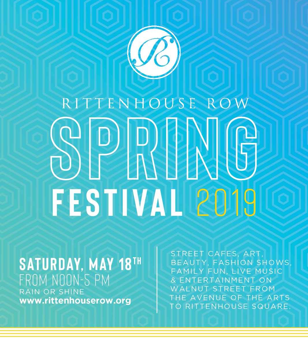 You can catch CTO Midtown Express on the Main Stage on Walnut Street at 1pm!  They are ready to party!! #rittenhouserow #springfest
