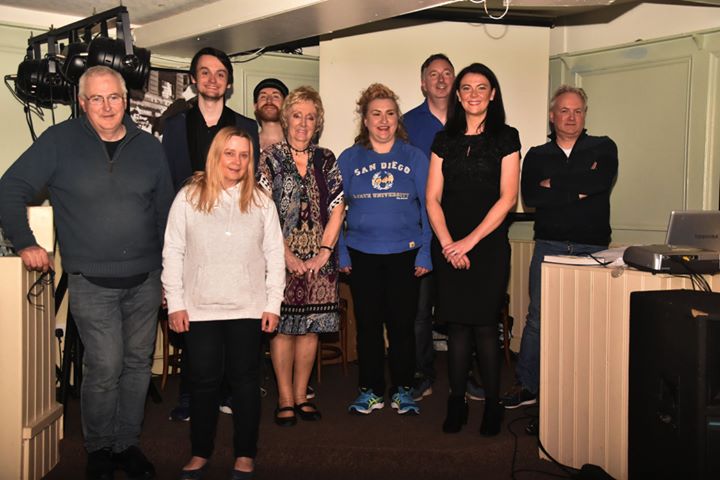 Deepdownarts's tweet photo. Thanks to  @LeighStirrup , @KevinJHatton and @passingphase_uk for a great night with the Comedy Sketch Club. Today we have @purelypoetry Colin Dardis in The Ivy for a 2.30-4.30pm workshop and a supported reading at 5pm.
#KeepHoldingOn https://t.co/mAro8I6MwU