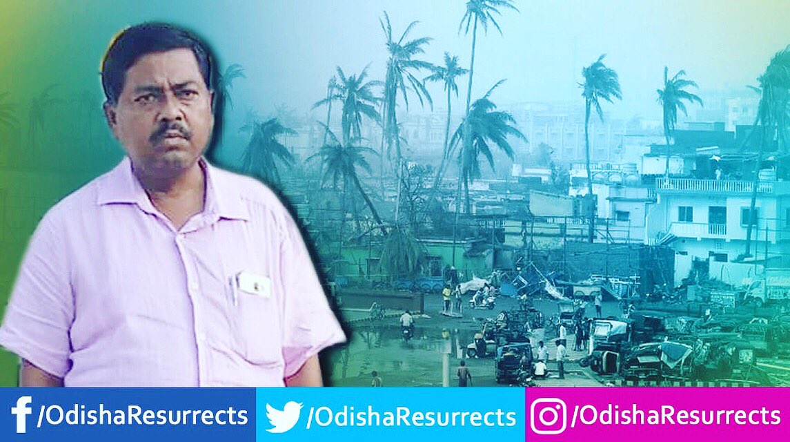 OdishaResurrect's tweet photo. BMC Engineer Puts Duty Before Health For Post FANI Reconstruction Work

Subash Chandra Jena is a devoted engineer, engaged in his job on-site post the destruction caused by #CycloneFANI, despite being a patient undergoing https://t.co/bPEVJyT2A2
#OdishaResurrects #RebuildOdisha https://t.co/hdzeJvCdtC