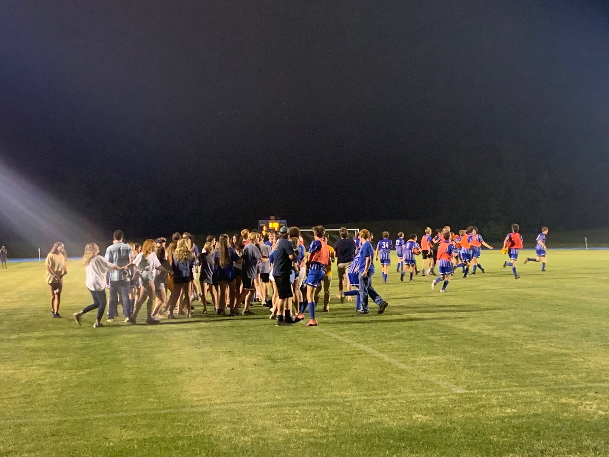BGASports's tweet photo. ⁦@BGASoccer⁩ defeats St. George’s 2-1 on a Charlie Jewell header in the 4th OT ⁦@BGAwildcats⁩ ⁦@whsports⁩ https://t.co/5uCnR6eMWh