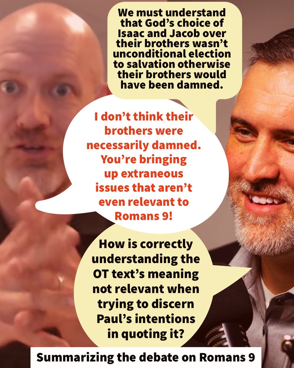 drscott_moore's tweet photo. My summary of the Romans 9 debate between @leightonflowers and James White 😂 @Soteriology101 https://t.co/9F99EY51Ih