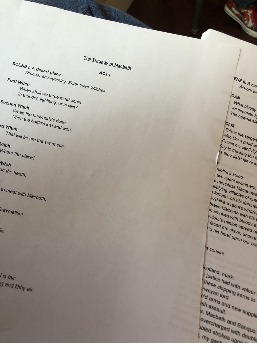 jesshuh15's tweet image. ❤️🎭

#Shakespeare #MacBeth #FirstWitch #CygnetTheatre