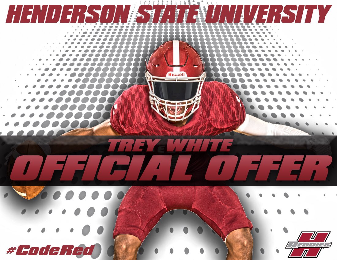 Treywhite721's tweet photo. I wanna thank Henderson State University for giving me my second offer/opportunity to play at the next level @CoachMWalker https://t.co/jM0WVgVb1B