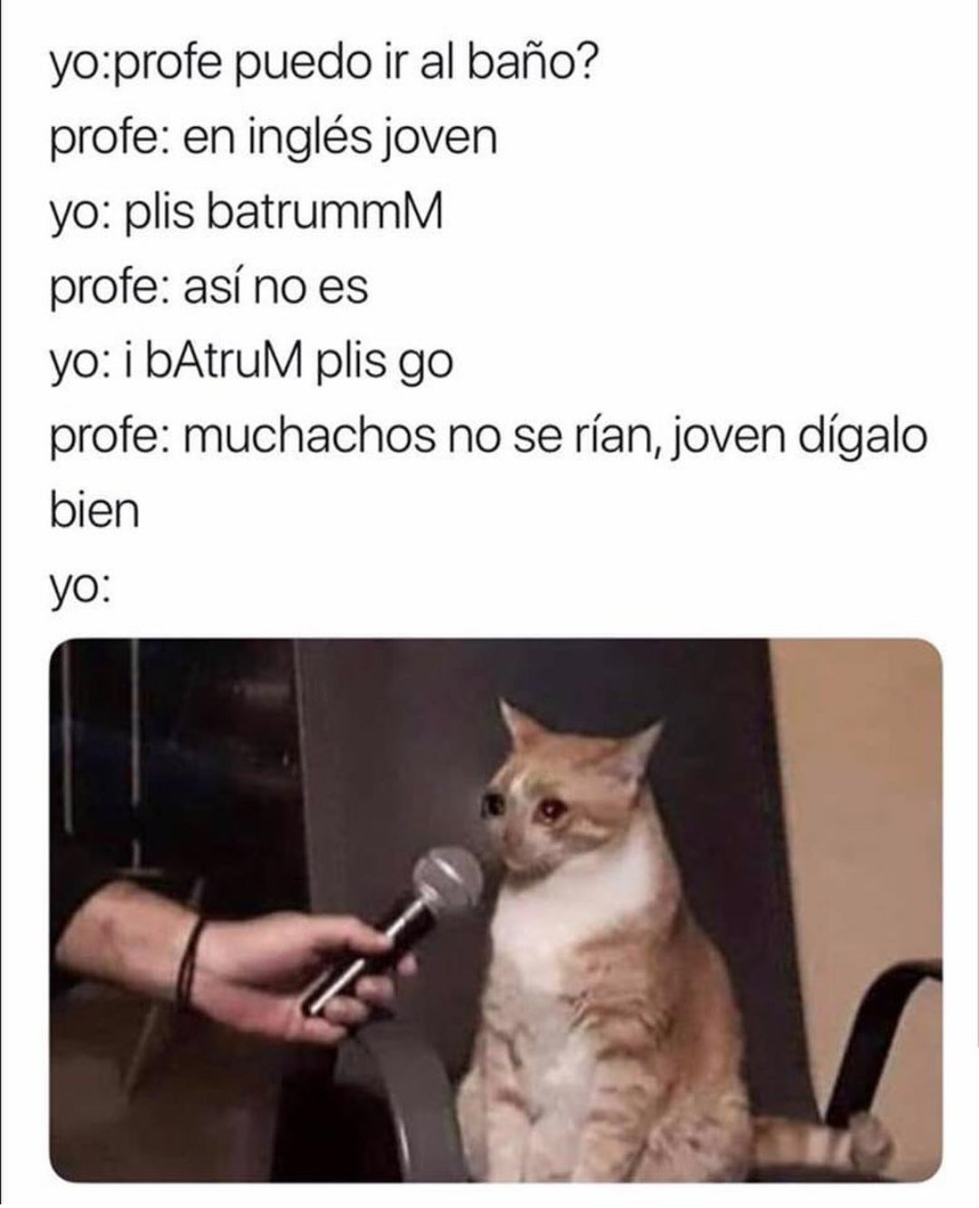 Quiero Ir Al Baño En Ingles T e s s i t o s (@Hey_ItsTessie) / Twitter