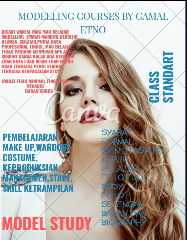 Bagi yang mau belajar jadi model profesional internasional contoh syarat niat minat mau belajar sungguh sungguh tanpa nyerah  serius mandiri dewasa minat hubungi 082135742831