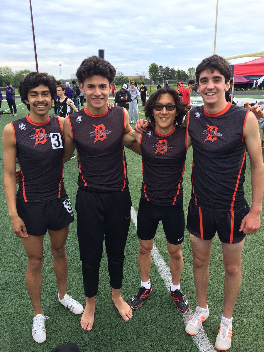 3200 Relay 4th Guilford Sectional in 8:30! Great Job Mario, Alex, Eric, and Karl!