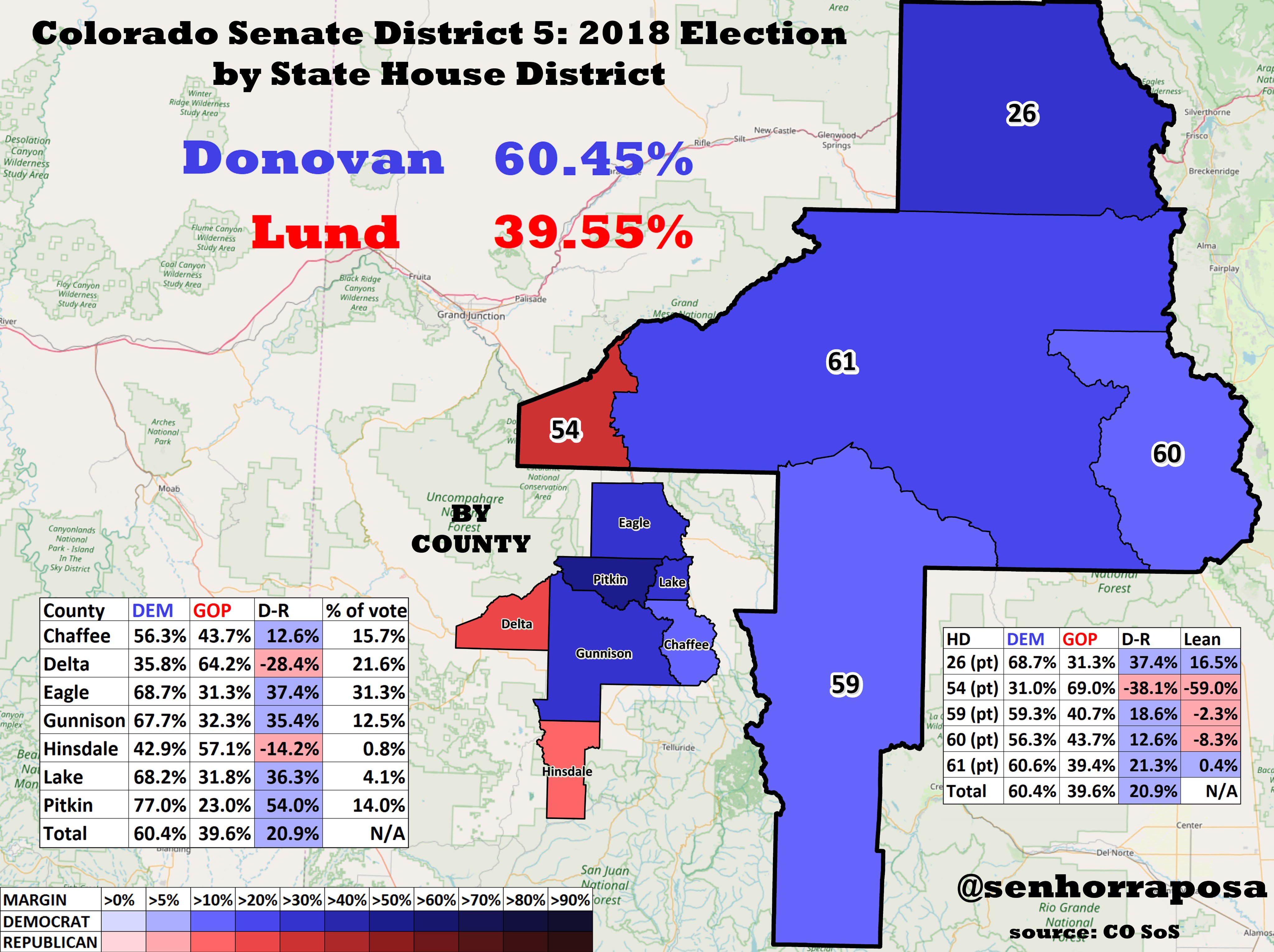 Cory Gardner District Map Drew Savicki On Twitter: "Colorado State Senator Kerry Donovan Is Often  Mentioned As A Potential Candidate Against Cory Gardner So Here's Her 2018  Mapped By State House District. Sd5 Is A Sprawling