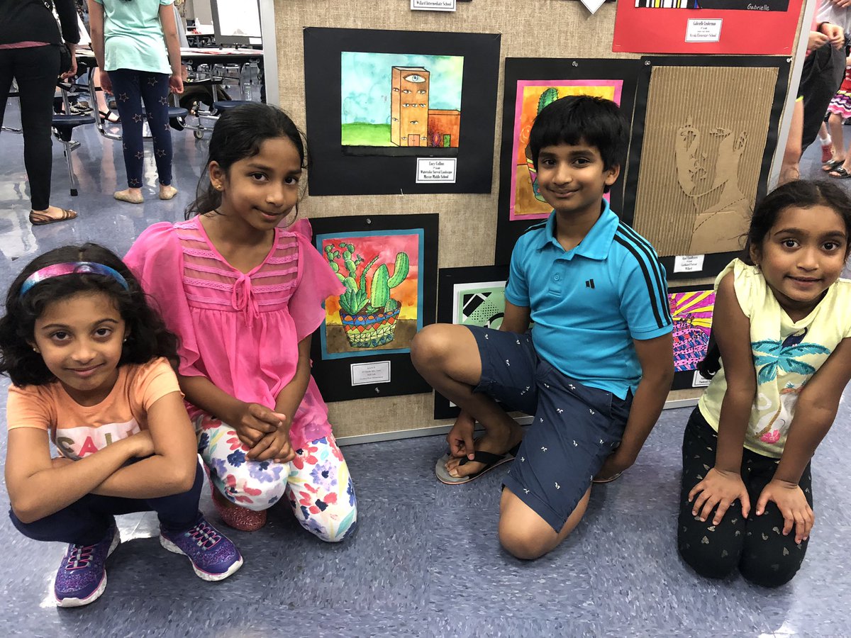 ART_MrsPaden's tweet photo. Cluster Art Show at John Champe HS. Check out our Gators’ art! @GoshenPostES @LeesMossRoz5 @MrsCGPE https://t.co/VPy8MRETs6