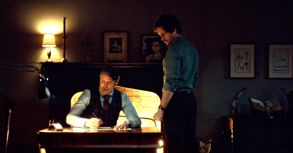HannibalDiaries's tweet photo. Dear Diary,

Will and I were having such a romantic evening with fan art and murder-talk by the fireplace—then I noticed the light flickering in his hair, illuminating a fledgling mullet. Guess I’ll be fucking Alana tonight; this is not something I can unsee.

#SadHannibalDiaries https://t.co/hQshY6ZGFY