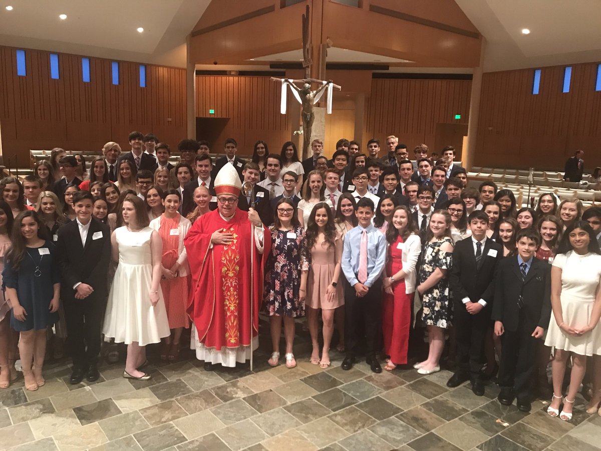 BpOlsonFW's tweet image. Congratulations to the 92 newly confirmed young adults of Good Shepherd Catholic Church in Colleyville!