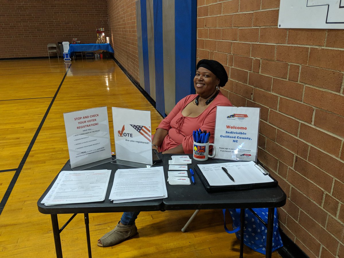 IndivisibleGCo's tweet photo. Thanks to all who came out to the "Wilmington on Fire" screening! Great discussion afterward too! Many thanks to Phyllis Bridges for leading this very important discussion. #IGCo
#HighPointCommemorationof400YearsofAfricanAmericanHistory #HighPointPeacemakers #CarlChavisYMCA https://t.co/r28eCsAy9r