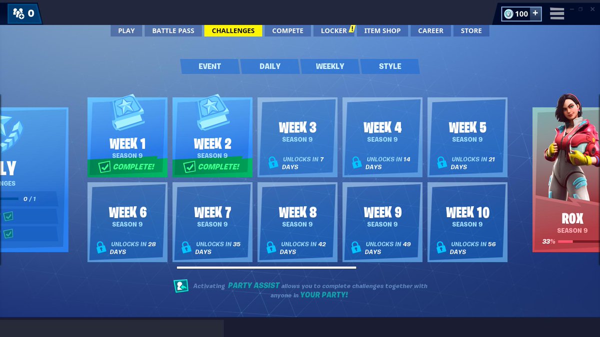 cj_cyber's tweet photo. Been so busy I forgot I already finished week 2's challenges. Enjoying the john wick mode though its crazy.The weekly challenges weren't too bad. Had more trouble completing the fortbyte challenge that needed 4 people for the pressure plate. #Fortnite #Season9 #Weeklychallenges https://t.co/sHYoVlevaM