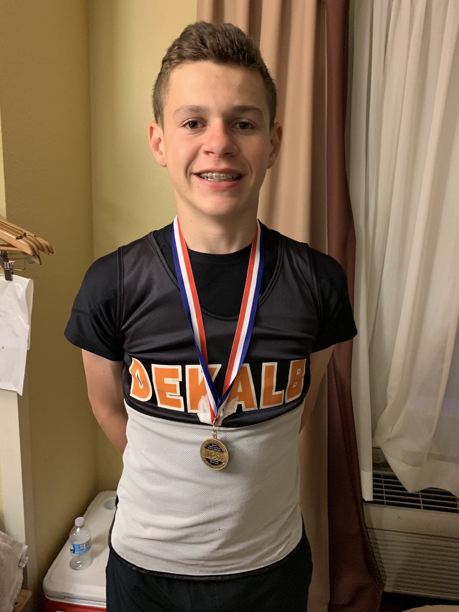 STATE CHAMP AGAIN! This guy never ceases to amaze me. His work ethic, determination, and selflessness through all of it are just a few reasons why I’m your big sister and yet I look up to you! It’s no wonder why you’re mom’s favorite!😉❤️ #statechampX3 <a href="/RileyNewport15/">Riley Newport</a>