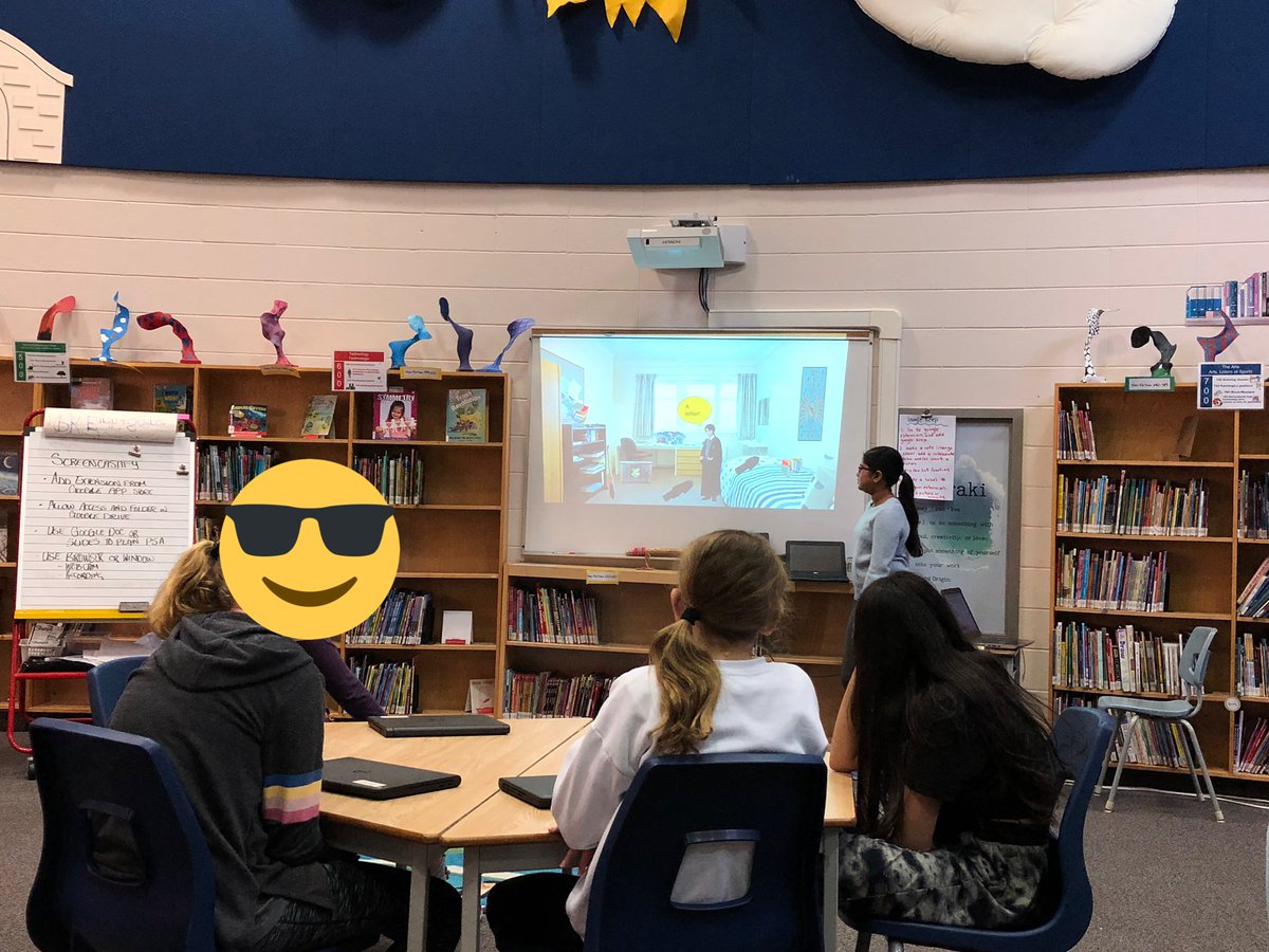 TrusteeJoanna's tweet photo. Great innovation & creativity @HeritageGlenPS: from Gr 5/6s using stop motion animation for their literacy project to kindergarten students coding with Ozbots & Chatterpix. @InnovationGnome was impressed! #TryShifting https://t.co/5q1NzPjLtR