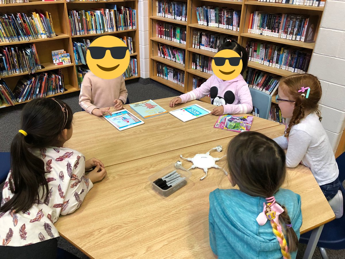 TrusteeJoanna's tweet photo. Great innovation & creativity @HeritageGlenPS: from Gr 5/6s using stop motion animation for their literacy project to kindergarten students coding with Ozbots & Chatterpix. @InnovationGnome was impressed! #TryShifting https://t.co/5q1NzPjLtR