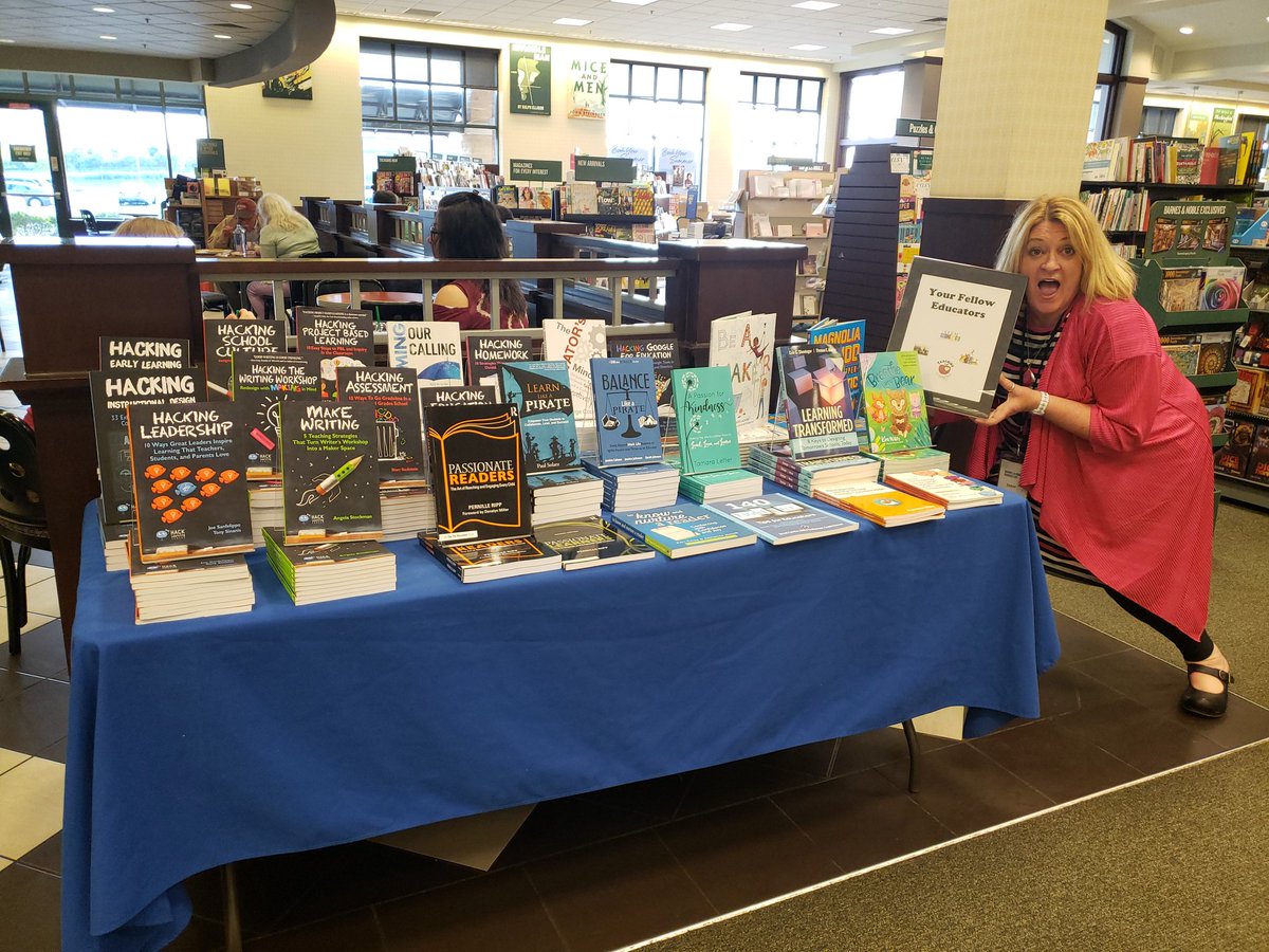 Dflhfr's tweet photo. @SJSaragusa @mqroth @ziegeran @NLSD_Supt @pvsdsuper @MrWeimann @thomascmurray @DrikerNasdSupt @Juliefogt @IU20NonPubSuper @IU20SUPERVISOR @RyanJAll I'm a tad obsessed with books for educators written by educators @BNBethlehem #CoffeeEDU #hackingassessment #HackLearning #passionforkindness #HackingSchoolDiscipline #hackwriting #Hackingearlylearning #hackingpbl @pernilleripp @RossCoops31 @TonySinanis @NmaynardEdu @Kateywrites https://t.co/r2QCicy2wX