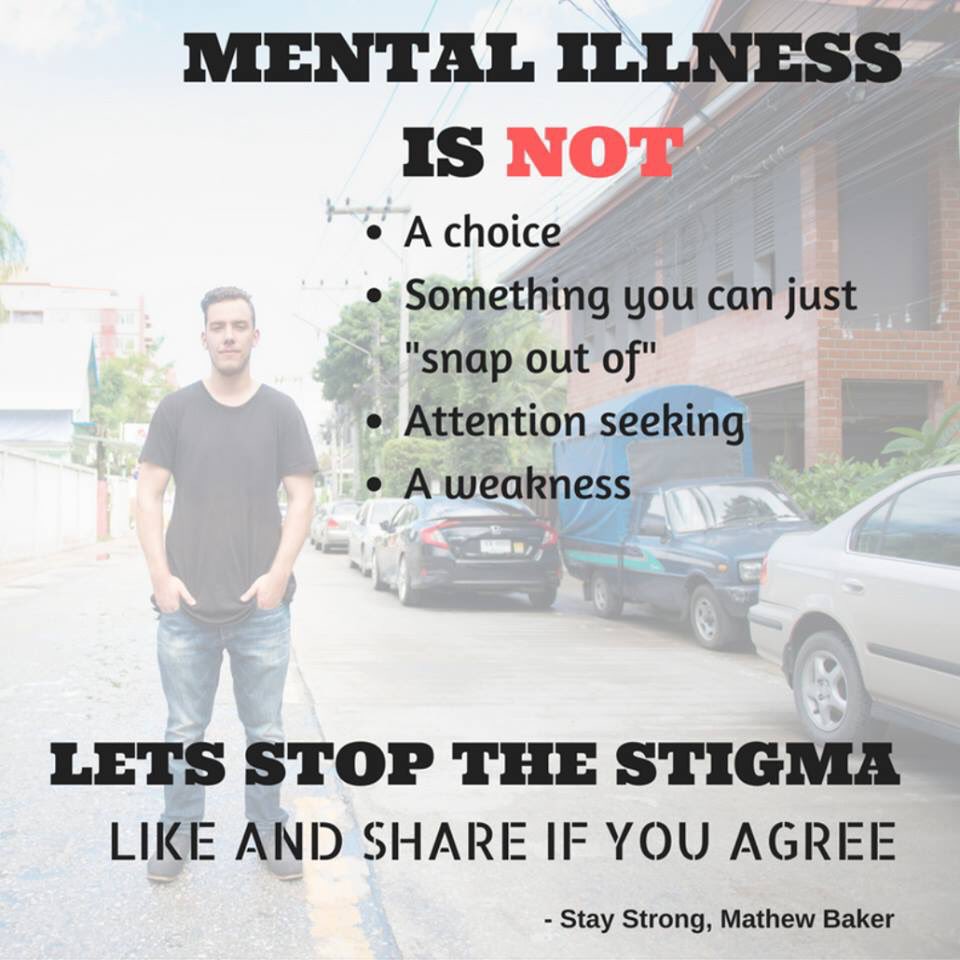 #StopTheStigma #Mentalhealth #MentalHealthAwarenessMonth 
Pic via The Depression Project on Facebook.