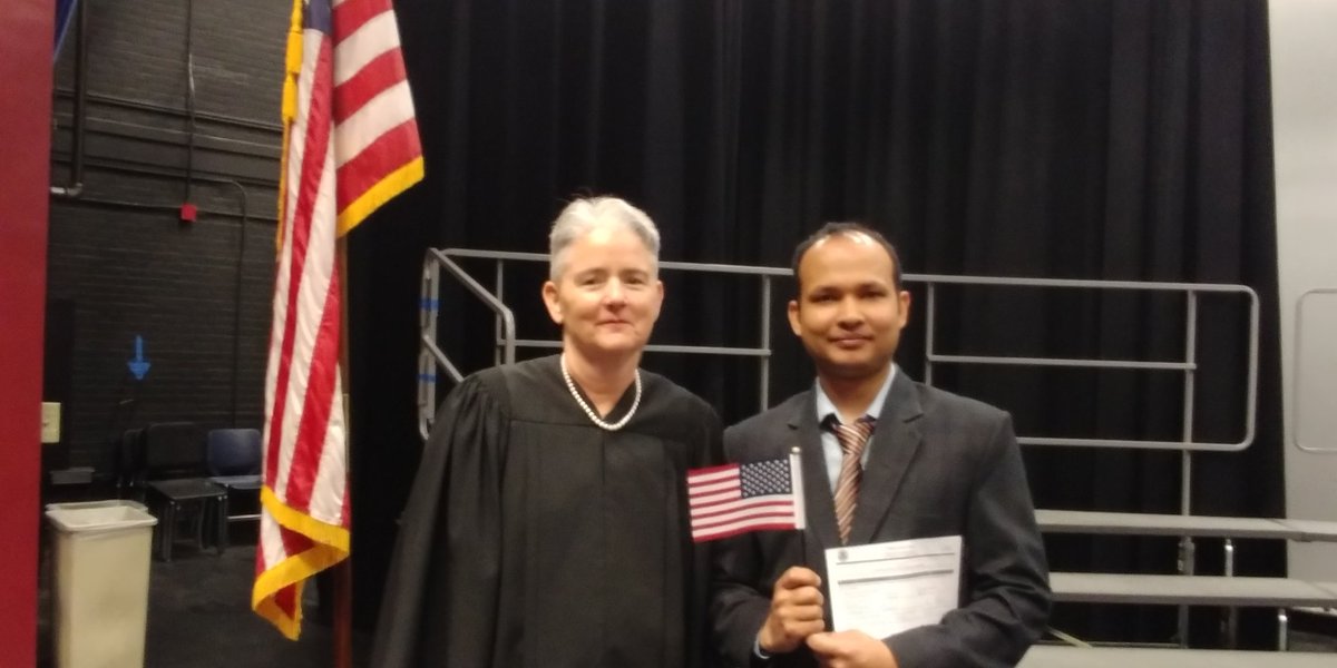 My naturalization today..#proudmoment
