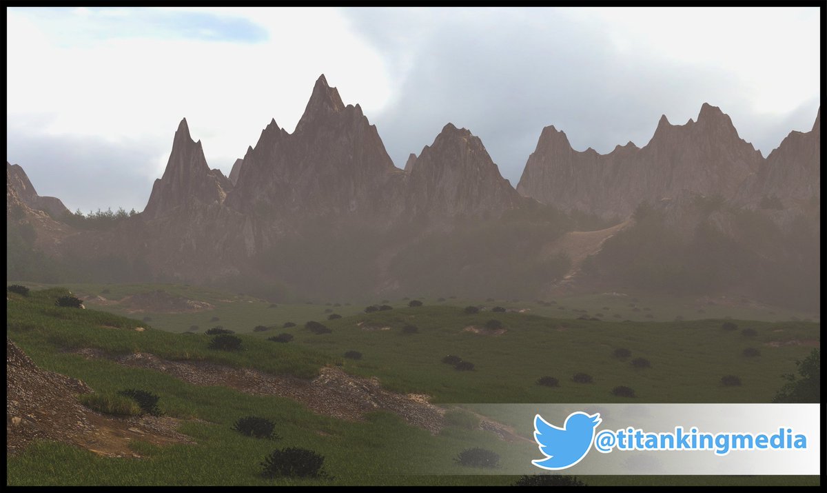 TitanKingMedia's tweet photo. Some new shots of our latest Terrain, Almost There!
#worldcreator #exlevel #growfx #vray #itoosoft #forestpack #quixel #megascans #indiedev #3dart #gamedev #3dmodeling #artistsontwitter #animationart #DigitalArt https://t.co/Cimc5QHuuw