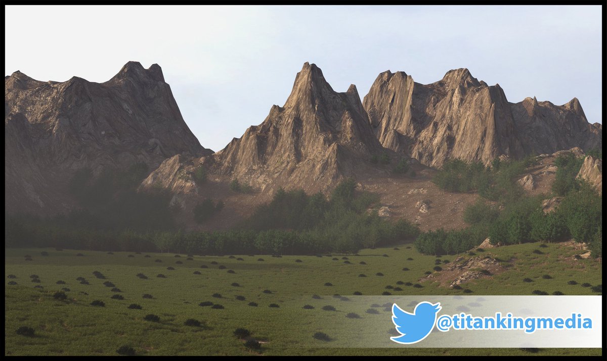 TitanKingMedia's tweet photo. Some new shots of our latest Terrain, Almost There!
#worldcreator #exlevel #growfx #vray #itoosoft #forestpack #quixel #megascans #indiedev #3dart #gamedev #3dmodeling #artistsontwitter #animationart #DigitalArt https://t.co/Cimc5QHuuw